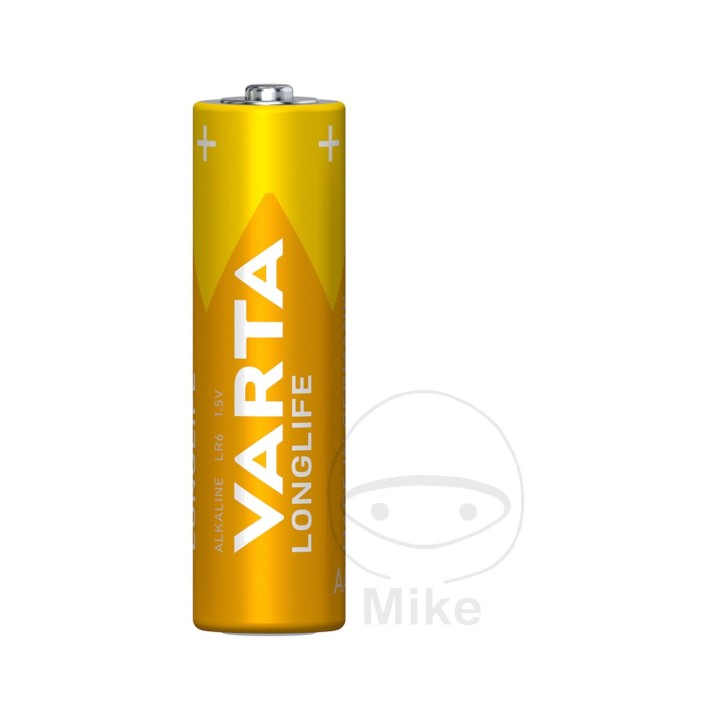 VARTA Pack 4 pilas medianas AA LONGLIFE 156.01.28