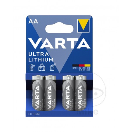 pack 4 stredné lítiové batérie aa ultra