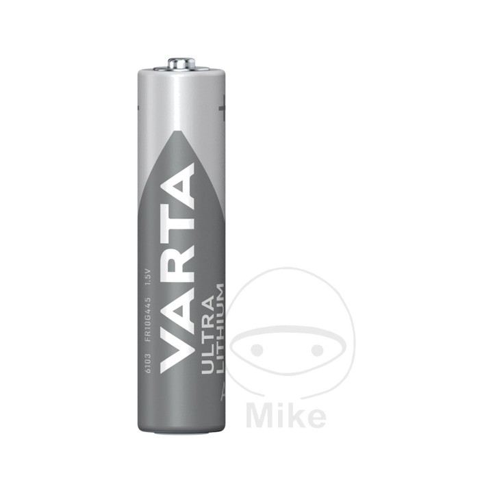 VARTA Pack 4 pilas litio pequelas AAA ULTRA 156.01.31