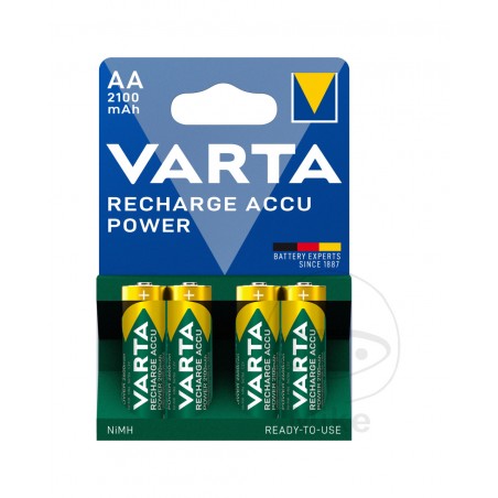 pachet 4 baterii reîncărcabile medii gata de utilizare aa power