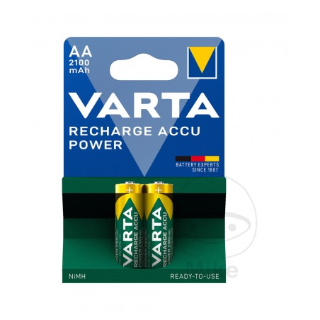 set medelstora uppladdningsbara batterier redo att användas aa power