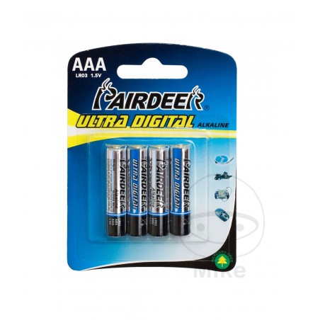 pack de 4 petites piles aaa ultra digital