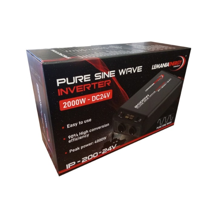 VARIOS Trasformatore di corrente a onda sinusoidale 24V A 230V 2000W 15380