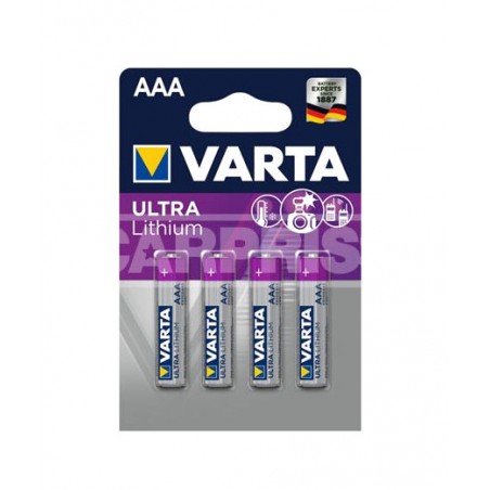 pilas 4 ud ultra lithium aaa